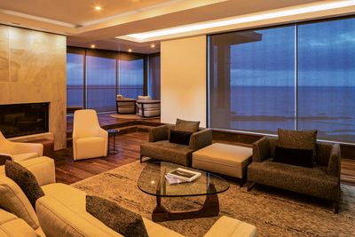 Systèmes stores enrouleurs, SG 4960, Multiscreen 1-10%, Ladies Lake, Private Home, Scotland, United Kingdom