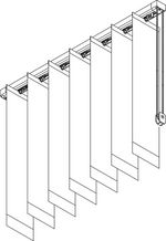 Systèmes de rideaux à bandes verticales SG 2810