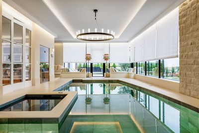 Systèmes rideaux drapés, SG 2360, Colorama 2, Villa at the lake, Lucerne, Switzerland