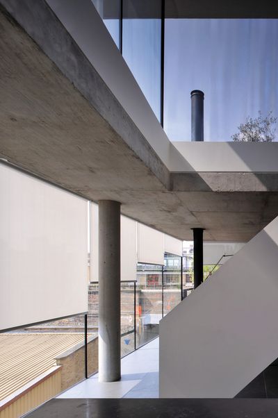 Systèmes stores enrouleurs, SG 4930, Multiscreen 1-10%, Room shot "Bateman's Row Penthouse Apartment", London, United Kingdom