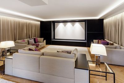 Systèmes de rideaux, SG 5600, Customer Fabrics, Villa at the lake, Lucerne, Switzerland