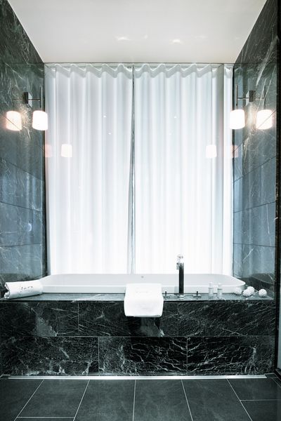 Systèmes de rideaux, Customer Fabrics, Room shot "Hotel Park Weggis", Switzerland, Recess