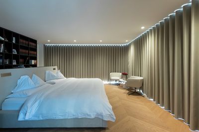 Tringles à rideaux à tirage électrique, SG 5600, Deep, Private House, Seewalchen am Atterseee, Austria