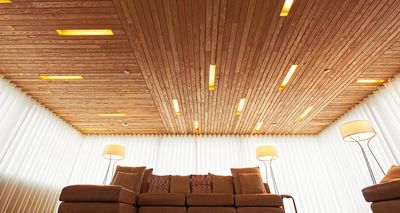 Systèmes de rideaux, SG 3840, Colorama 2, Room shot "Dune House", Thorpeness, Suffolk, United Kingdom, Wave