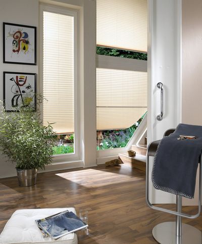 Systèmes de stores plissés, Room shot "Private House"