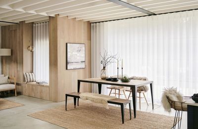 Systèmes de rideaux, SG 5600, Polyflax, Private House, Cardiff, United Kingdom, Black