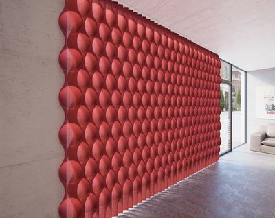 Systèmes de rideaux à bandes verticales, SG 2910, Multi Visio, 3D Vertical Waves