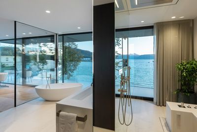 Tringles à rideaux à tirage électrique, SG 5600, Polyflax, Private House, Seewalchen am Atterseee, Austria