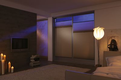 Systèmes de stores plissés, SG 8500, DUETTE® Fixé Elan Dark, Col 20069, BB35