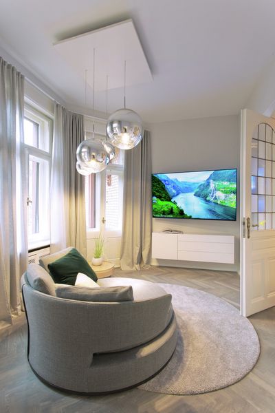 Systèmes de rideaux, SG 7610, Colorama 1 Multicolour, Private Villa, Heidelberg, Germany